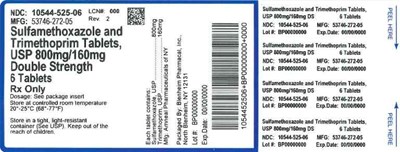 800mg 06ct (Label Smz And Tmp Tabs 800mg 160mg Bpi(10544 525 06) Amneal(53746 272 05) Rev2)